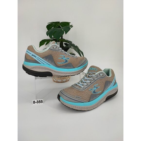 Gravity Defyer Women's  Grey Green Lace Up Orthotic Sneakers Size 8.5 US - Picture 1 of 10